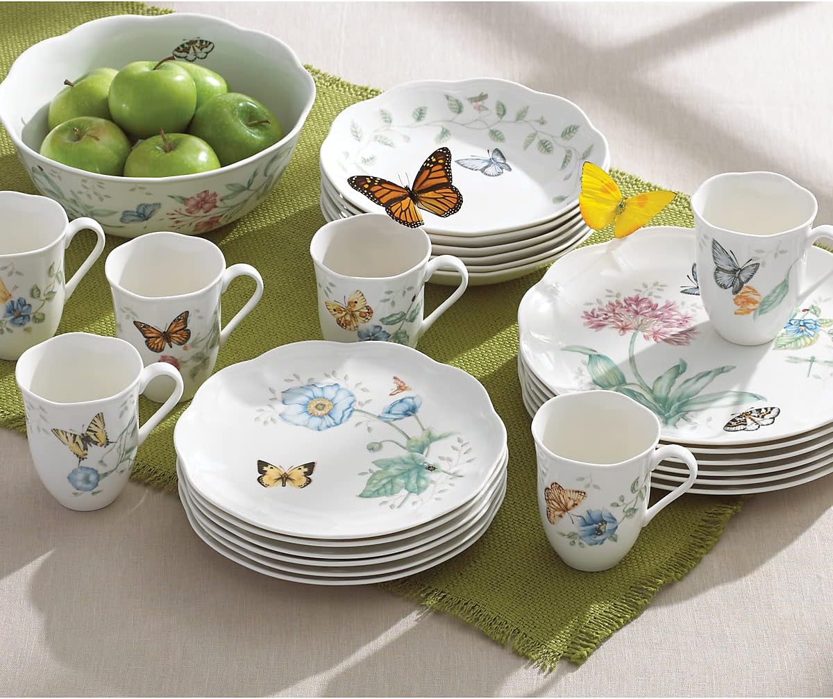 Lenox Butterfly Meadow 18-Piece Dinnerware Set — Service for 6