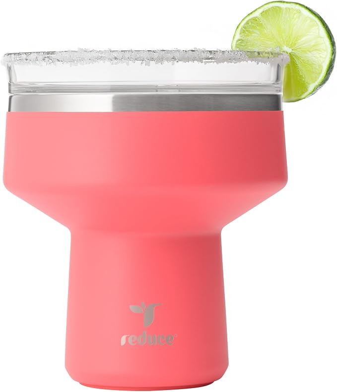 Reduce Insulated Margarita Tumbler — Coral