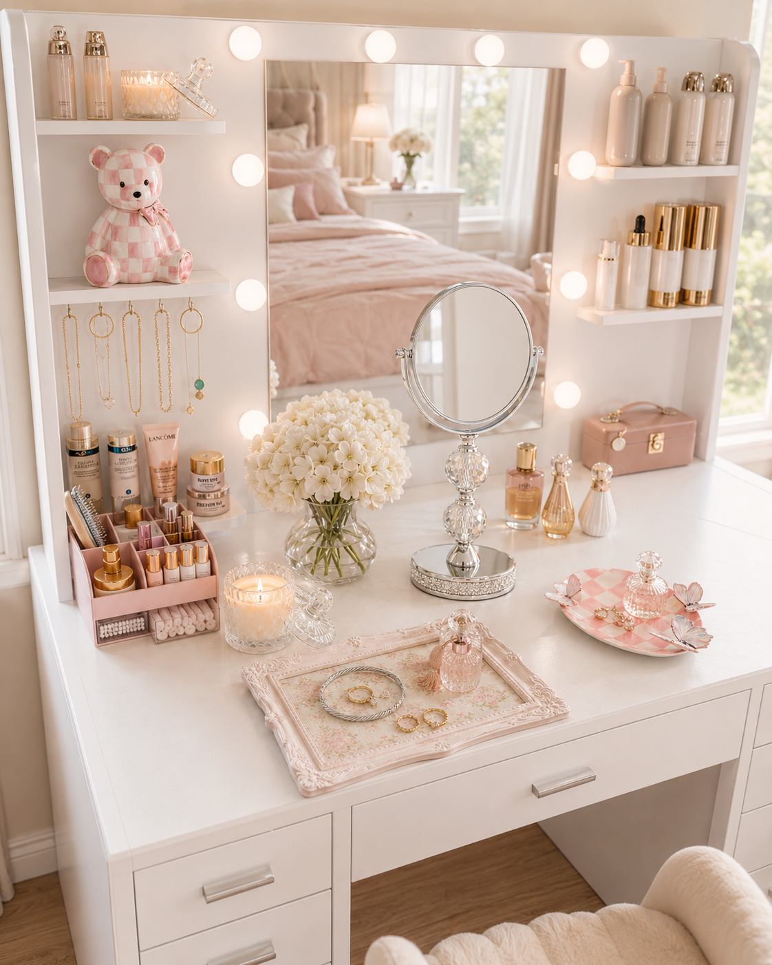 The Prettiest Vanity Setup