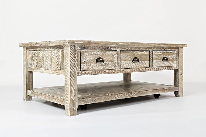 Jofran Artisan's Craft Coffee Table — Washed Dakota Oak