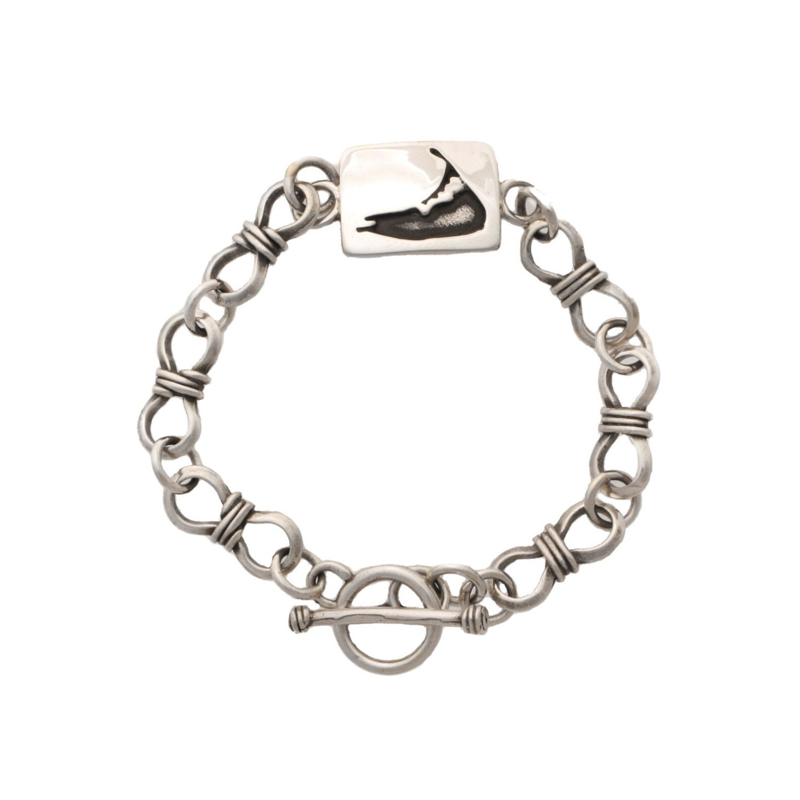 Nantucket Island Sterling Silver Charm Bracelet