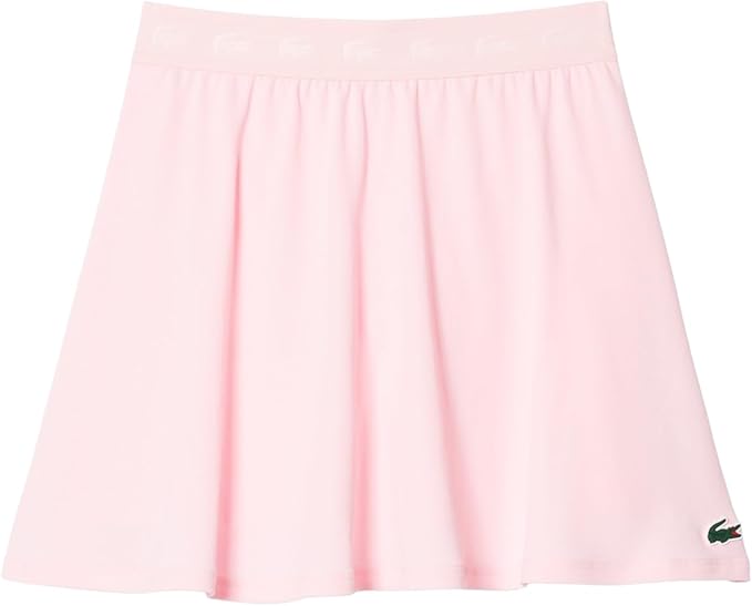 Lacoste Sport Ultra Dry Stretch Piqué Tennis Skirt (Flamingo Pink)
