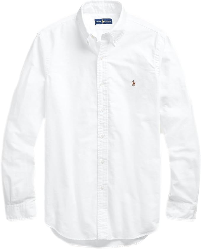 Polo Ralph Lauren Men's Classic Fit Oxford Shirt (White)