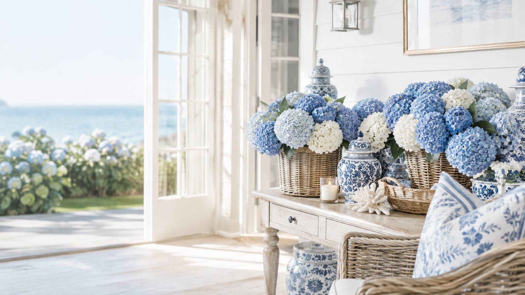 25 Beautiful Hydrangea Gardens That Look Straight Out of Nantucket