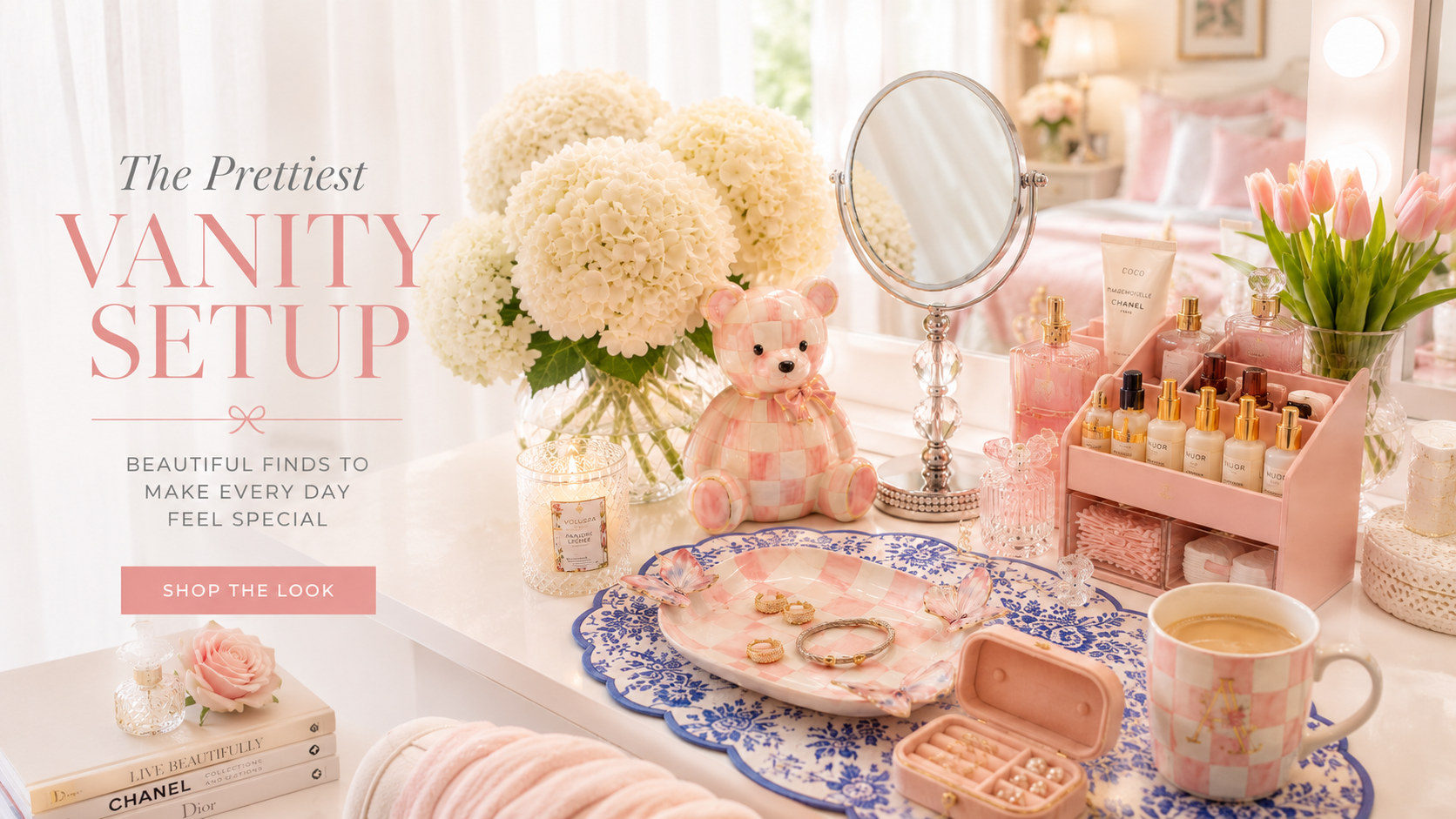 The Prettiest Vanity Setup