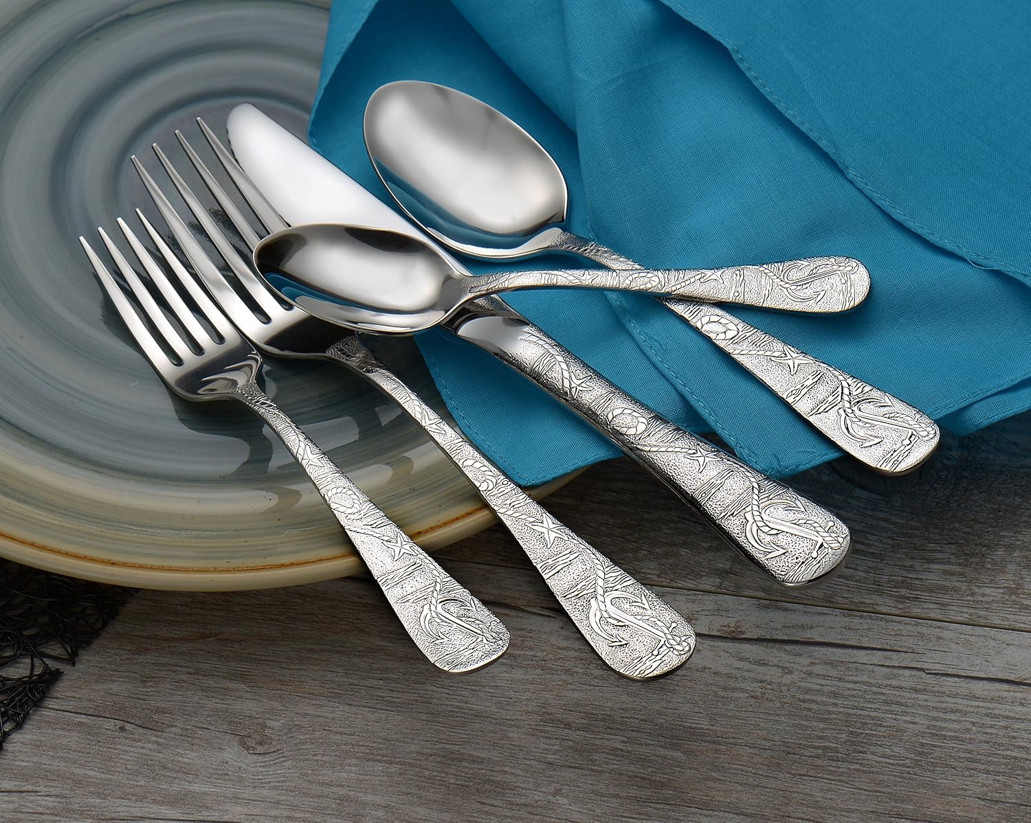 Liberty Tabletop Harbor 20-Piece Flatware Service for 4 — Made in USA