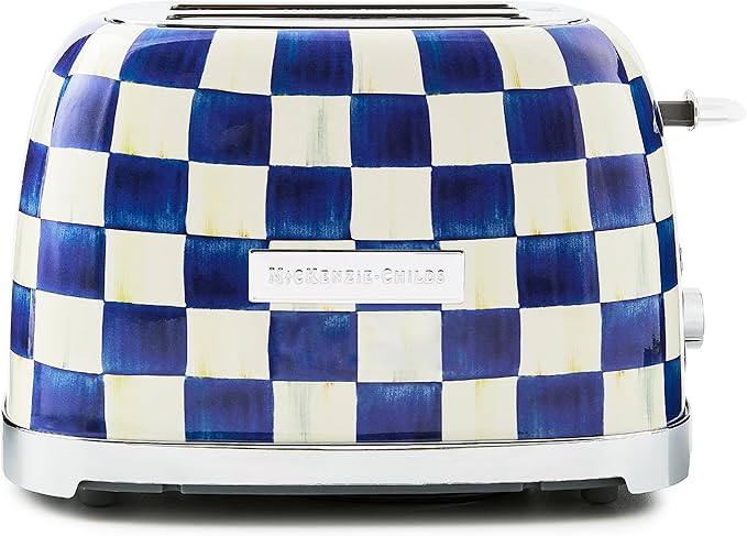 MacKenzie-Childs Royal Check 2-Slice Toaster