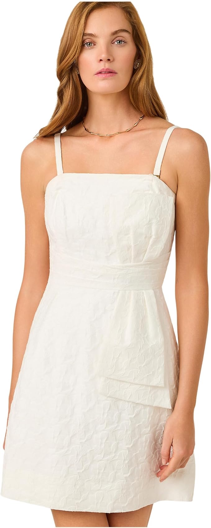 Lilly Pulitzer Women's Amra Resort White Jacquard Mini Dress