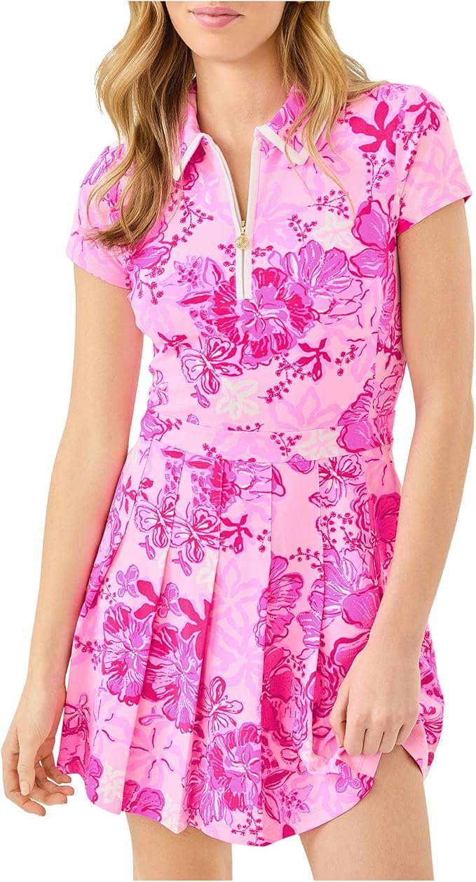 Lilly Pulitzer Supporting Pink Floral Tennis Dress