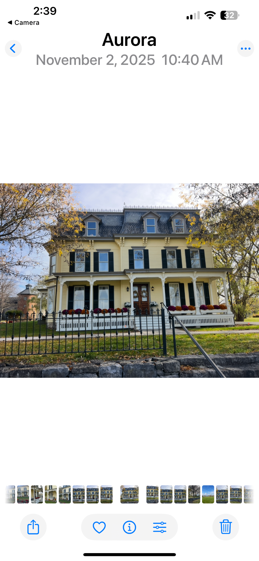 The buttercup-yellow MacKenzie-Childs Farmhouse in Aurora, New York