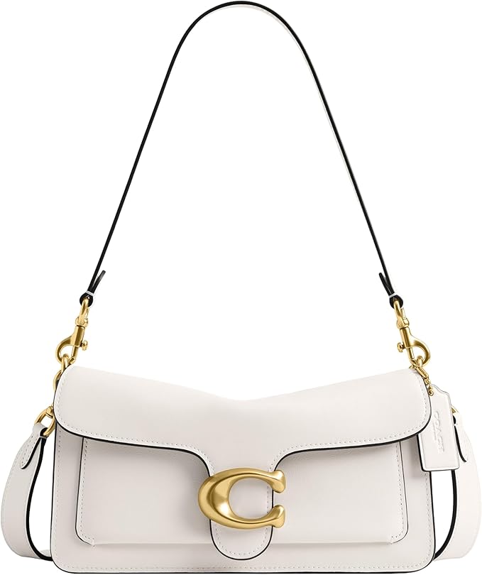 Coach Tabby Shoulder Bag 26 in Soft Grain Leather (Chalk)