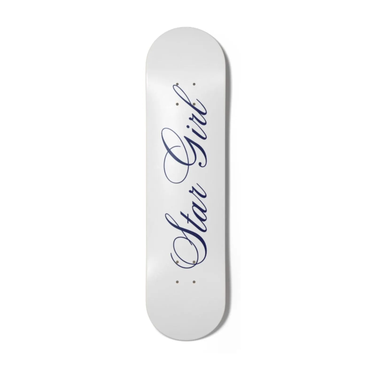 Star Girl Navy Script Skateboard Wall Art — It-Girl Coquette Deck