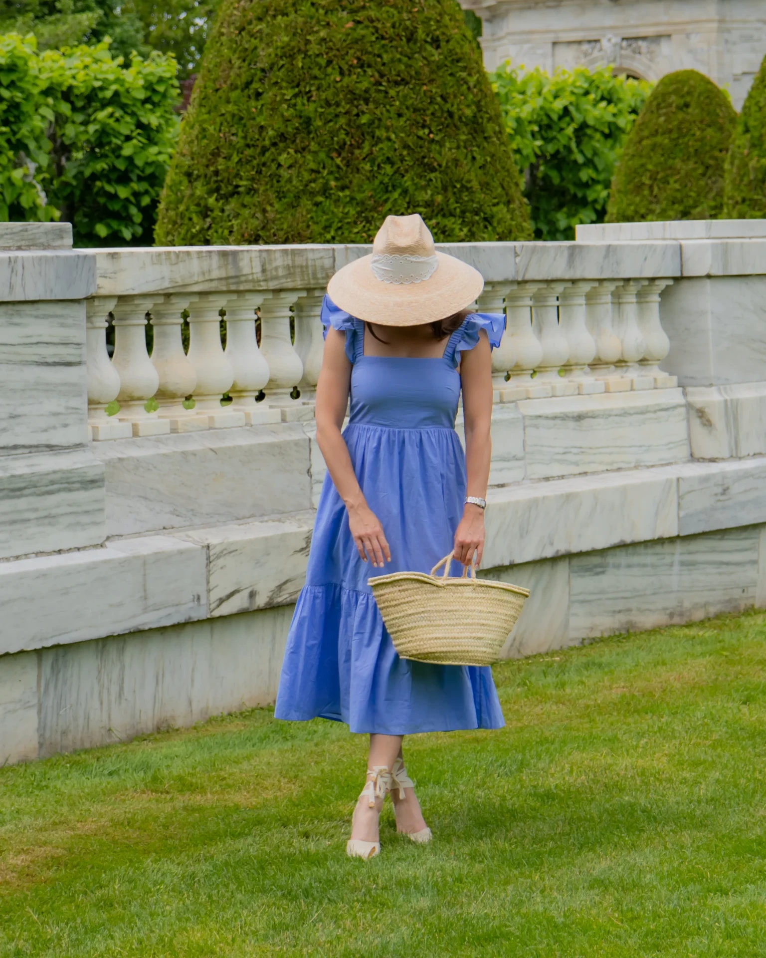 Sara Khatib The Madaket Dress — Cobalt