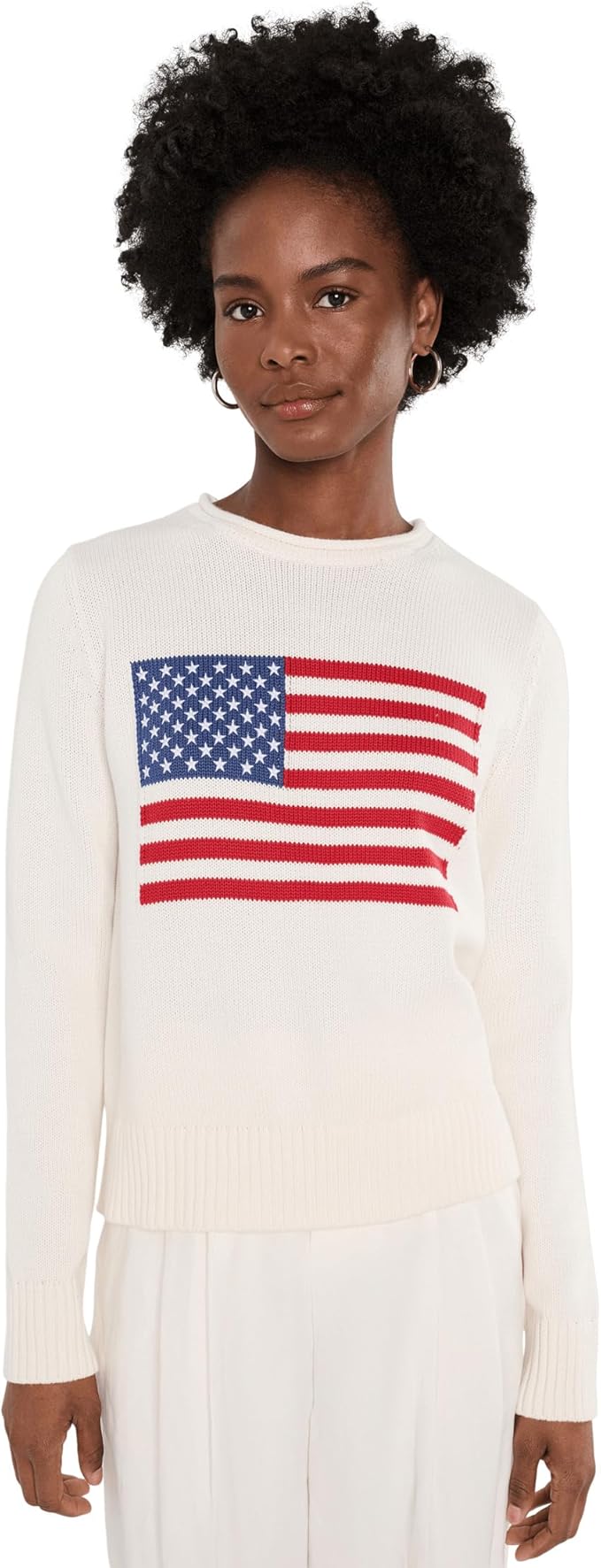 Vineyard Vines Women's Katie Cotton Americana Rollneck Sweater
