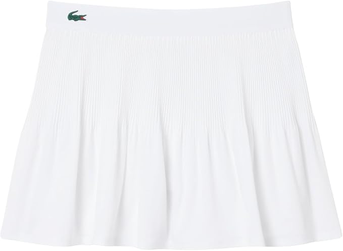 Lacoste Pleated Tennis Skirt — White