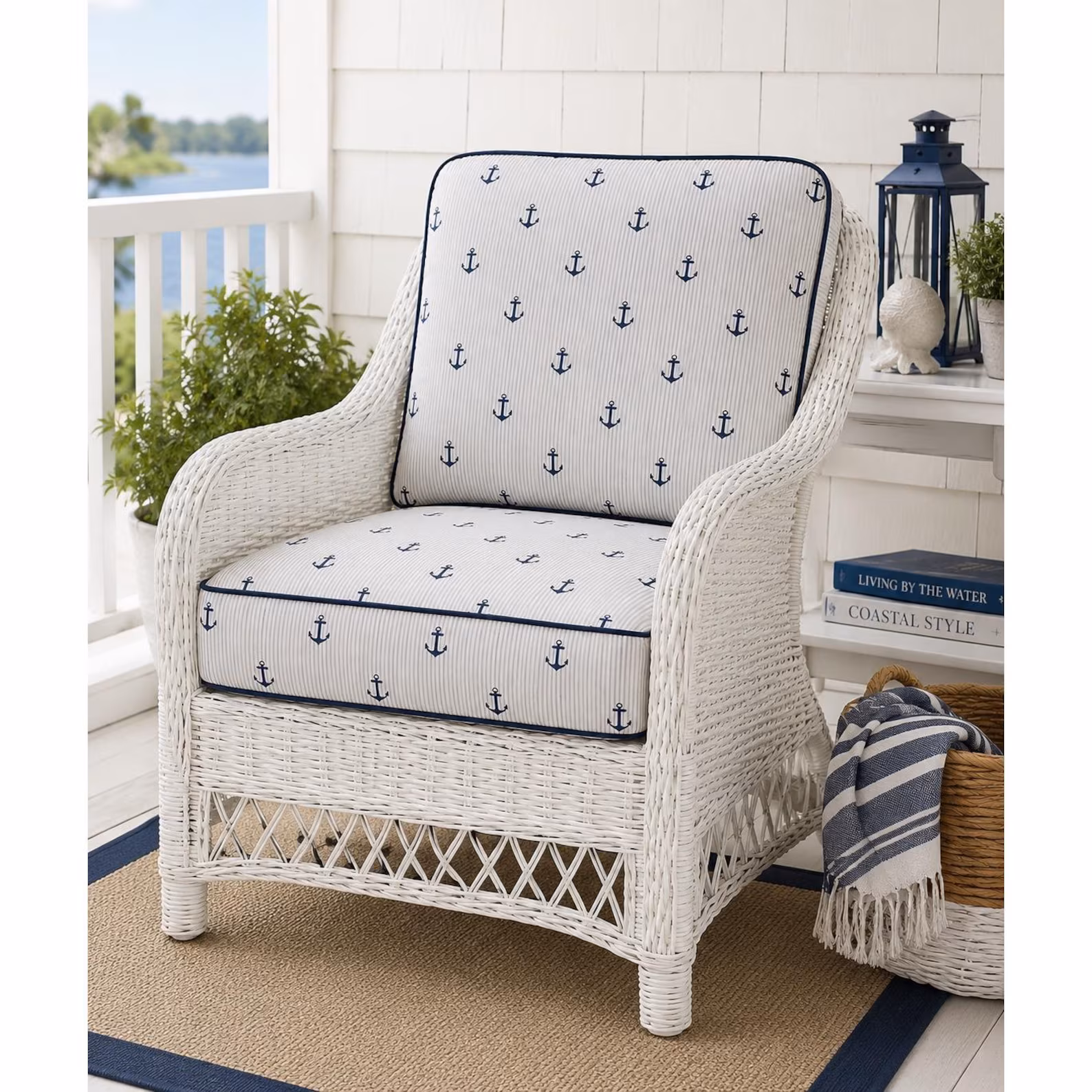Covington Coastal Outdoor Upholstery Fabric — 4 Yards