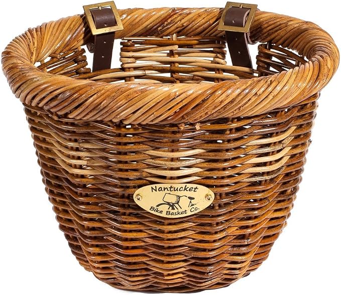 Nantucket Bike Basket Co. Cisco Oval Handlebar Bike Basket